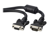 Belkin PRO Series High Integrity - Rallonge de câble VGA - HD-15 (VGA) (M) pour HD-15 (VGA) (F) - 15.2 m - moulé F3H981B15M