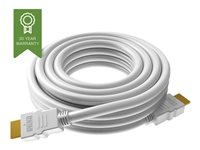 VISION Techconnect - Câble HDMI avec Ethernet - HDMI mâle pour HDMI mâle - 1 m - blanc - support 4K TC 1MHDMI