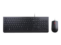 Lenovo Essential Wired Combo - Ensemble clavier et souris - USB - Italien 4X30L79903