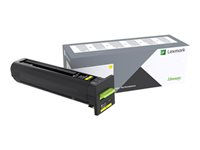 Lexmark - À rendement élevé - jaune - original - cartouche de toner LCCP - pour Lexmark CX820de, CX820dtfe 82K0H40