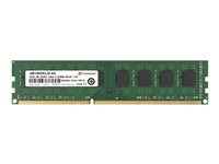 Transcend JetRAM - DDR3 - module - 4 Go - DIMM 240 broches - 1600 MHz / PC3-12800 - mémoire sans tampon - non ECC JM1600KLN-4G