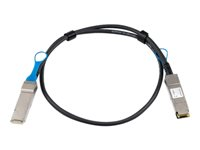 StarTech.com Câble QSFP+ à connexion directe de 1 m - Conforme à MSA - Cordon QSFP+ 40G - Câble Twinax passif - Câble DAC - Câble d'attache directe 40GBase - QSFP+ verrouillé pour QSFP+ verrouillé - 1 m - twinaxial - SFF-8436 - passif - noir QSFP40GPC1M