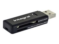 Integral - Lecteur de carte (SD, microSD, SDHC UHS-I, SDXC UHS-I, microSDHC UHS-I, microSDXC UHS-I) - USB 3.1 INCRUSB3.0SDMSDV2