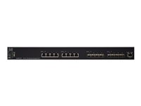 Cisco 550X Series SX550X-16FT - Commutateur - C3 - Géré - 8 x 10GBase-T + 8 x 10 Gigabit SFP+ - de bureau, Montable sur rack SX550X-16FT-K9-EU