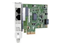 HPE 361T - Adaptateur réseau - PCIe 2.0 x4 profil bas - Gigabit Ethernet x 2 - pour ProLiant DL360 Gen10, DL388p Gen8 652497-B21