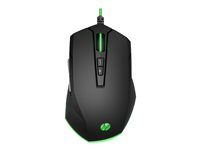 HP Pavilion Gaming 200 - Souris - optique - 5 boutons - filaire - USB - pour Pavilion 24, 27, 32, 590, 595, TP01 5JS07AA#ABB