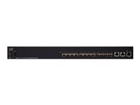 Cisco 550X Series SX550X-12F - Commutateur - C3 - Géré - 12 x 10 Gigabit SFP+ + 2 x combo 10 gigabits SFP+ - de bureau, Montable sur rack SX550X-12F-K9-EU