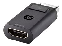 HP DisplayPort to HDMI Adapter - Adaptateur vidéo - DisplayPort mâle pour HDMI femelle F3W43ET