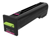 Lexmark - À rendement élevé - magenta - original - cartouche de toner LCCP - pour Lexmark CX820de, CX820dtfe 82K0H30