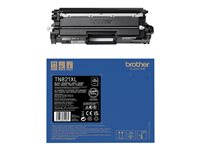 Brother TN - Très Haut Rendement - noir - original - cartouche de toner TN821XLBK