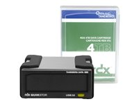 Overland Tandberg RDX QuikStor - Lecteur de disque - cartouche RDX - SuperSpeed USB 3.0 - externe - avec cartouche 4 TB 8866-RDX