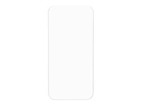 OtterBox Premium - Protection d'écran pour téléphone portable - antimicrobien, pour machine à tamiser - verre - clair - pour Apple iPhone 15 Plus 77-93956