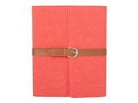 Urban Factory Executive Folio iPad Case with stand (rotates) for iPad 2, New iPad Red - Boîtier de protection pour tablette - imitation cuir - rouge - pour Apple iPad (3ème génération); iPad 1; 2 EXS02UF