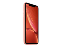 Apple iPhone Xr - Smartphone - double SIM - 4G LTE Advanced - 256 Go - GSM - 6.1" - 1792 x 828 pixels (326 ppi) - Liquid Retina HD display - 12 MP (caméra avant 7 MP) - Corail MRYP2ZD/A