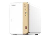 QNAP TS-262 - Serveur NAS - 2 Baies - SATA 6Gb/s - RAID RAID 0, 1, 5, 6, 10, 50, JBOD, 60 - RAM 4 Go - 2.5 Gigabit Ethernet - iSCSI support TS-262-4G