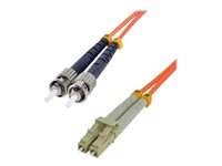 MCL - Câble réseau - LC multi-mode (M) pour ST multi-mode (M) - 20 m - fibre optique - 50 / 125 microns - OM2 - sans halogène FJOM2/STLC-20M