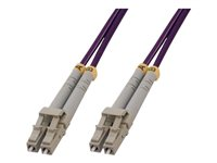MCL - Câble réseau - LC multi-mode (M) pour LC multi-mode (M) - 2 m - fibre optique - 50 / 125 microns - OM4 FJOM4/LCLC-2M