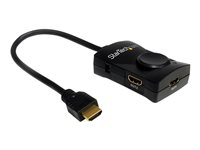 StarTech.com HDMI Splitter 1 In 2 Out - 1080p - 2 Port - USB-Powered - HDMI Multi Port - HDMI Audio Splitter (ST122HDMILE) - Répartiteur vidéo/audio - 2 x HDMI - de bureau - pour P/N: ST121WHD2, ST121WHDLR, ST121WHDS ST122HDMILE