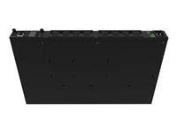 HPE G2 Metered Horizontal True 0U - Unité de distribution secteur (rack-montable) - CA 230 V - 3600 VA - monophasé - entrée : IEC 60320 C20 - connecteurs de sortie : 12 (power IEC 60320 C13) - 1U - Mondial P9R50A