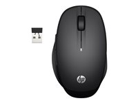 HP Dual Mode - Souris - sans fil - Bluetooth, 2.4 GHz - récepteur sans fil USB - noir - pour HP 21, 22, 24, 27; Pavilion 24, 27, 32, TP01 6CR71AA#ABB