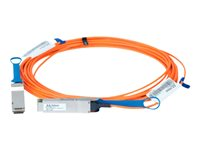 NVIDIA LinkX 100Gb/s VCSEL-Based Active Optical Cables - Câble InfiniBand - QSFP pour QSFP - 30 m - fibre optique - SFF-8665/IEEE 802.3bm - actif, sans halogène MFA1A00-E030