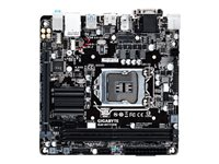 Gigabyte GA-H110N - 1.0 - carte-mère - mini ITX - Socket LGA1151 - H110 - USB 3.0 - Gigabit LAN - carte graphique embarquée (unité centrale requise) - audio HD (8 canaux) GA-H110N