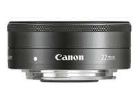 Canon EF-M - Objectif grand angle - 22 mm - f/2.0 STM - Canon EF-M - pour EOS Kiss M, Kiss M2, M, M10, M100, M2, M200, M3, M5, M50, M50 Mark II, M6, M6 Mark II 5985B005