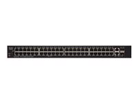 Cisco 250 Series SG250-50 - Commutateur - C3 - intelligent - 48 x 10/100/1000 + 2 x SFP Gigabit combiné - Montable sur rack SG250-50-K9-EU