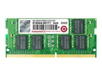 Transcend - DDR4 - module - 4 Go - SO DIMM 260 broches - 2133 MHz / PC4-17000 - CL15 - 1.2 V - mémoire sans tampon - non ECC - pour HP Portable 840 G3 Notebook, 840 G4 Notebook TS512MSH64V1H