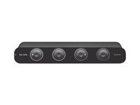 Belkin OmniView SOHO Series 4 Port KVM Switch with Audio - Commutateur écran-clavier-souris/audio/USB - 4 x KVM / audio / USB - 1 utilisateur local - de bureau - Tension CC F1DH104LEA
