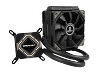 Enermax Liqmax II 120S - Système de refroidissement liquide de processeur - (pour : LGA775, LGA1156, AM2, AM2+, LGA1366, AM3, LGA1155, AM3+, FM1, FM2, LGA1150, FM2+, AM4, LGA2066) - cuivre - 120 mm ELC-LMR120S-BS