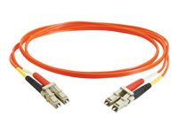 C2G LC-LC 50/125 OM2 Duplex Multimode PVC Fiber Optic Cable (LSZH) - Câble réseau - LC multi-mode (M) pour LC multi-mode (M) - 15 m - fibre optique - duplex - 50 / 125 microns - OM2 - sans halogène - orange 85501